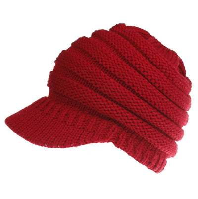 Women's Soft Knit Ponytail Beanie