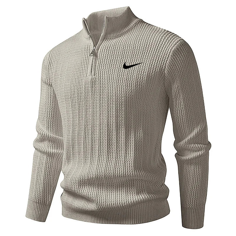 NK™ - Men’s Stand-Collar Cotton Sweater