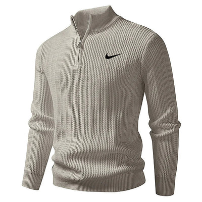 NK™ - Men’s Stand-Collar Cotton Sweater