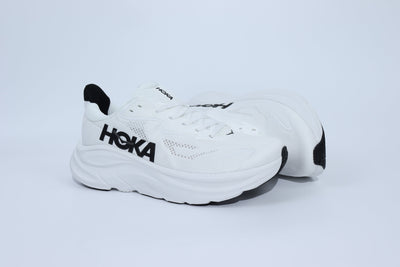Clifton 10 - HK Unisex Sneakers - White Black