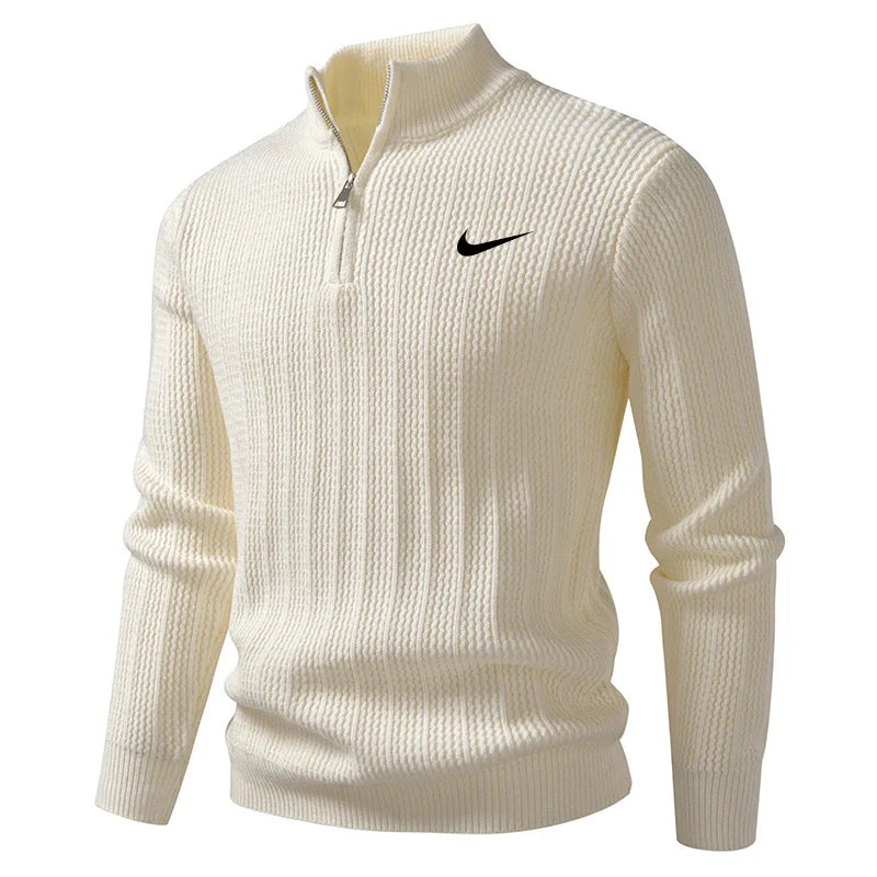 NK™ - Men’s Stand-Collar Cotton Sweater