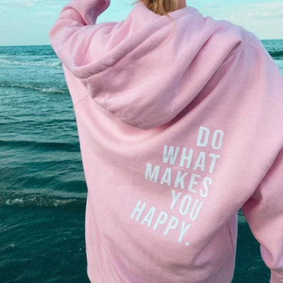 Printed Hooded Sweater – Unisex Casual Style