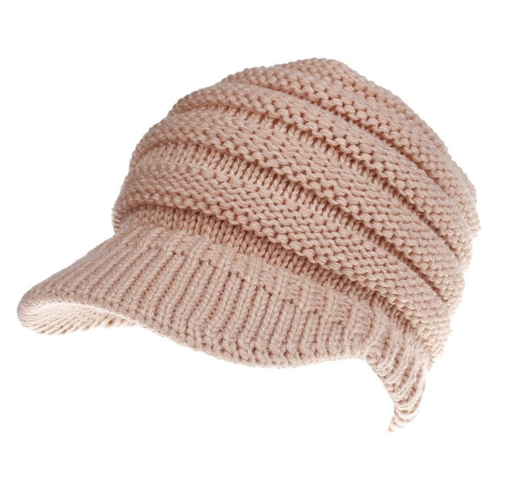 Women's Soft Knit Ponytail Beanie