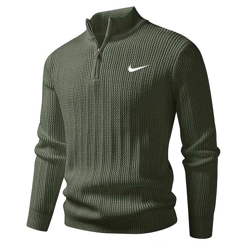 NK™ - Men’s Stand-Collar Cotton Sweater