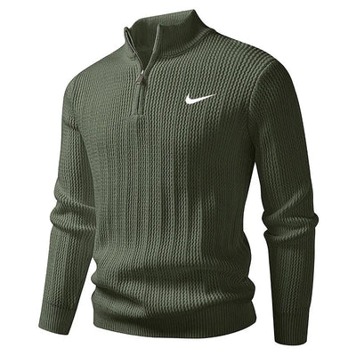 NK™ - Men’s Stand-Collar Cotton Sweater
