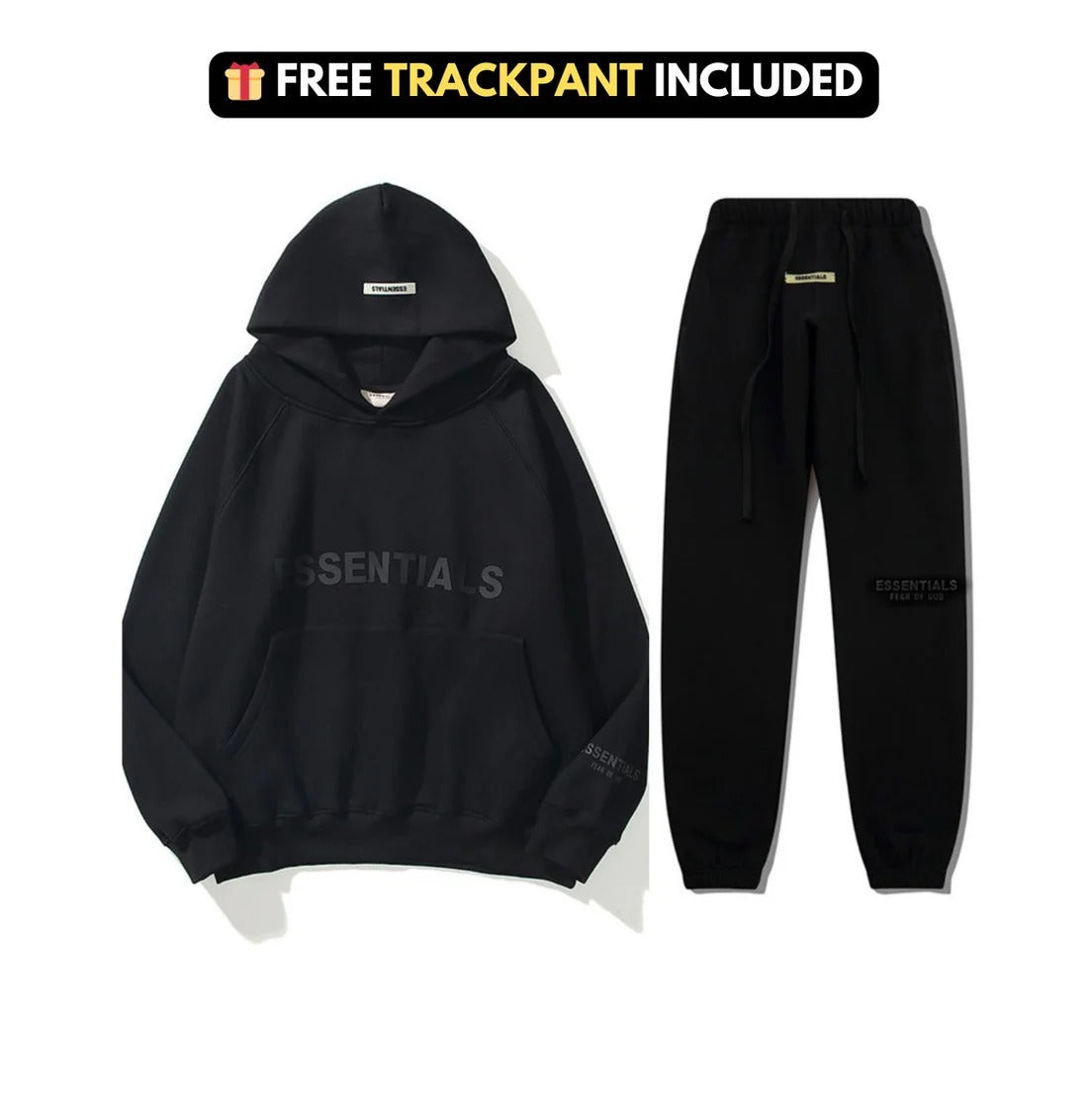 ESSENTIALS Hoodie + Free Track Pants – Limited-Time Autumn Bundle