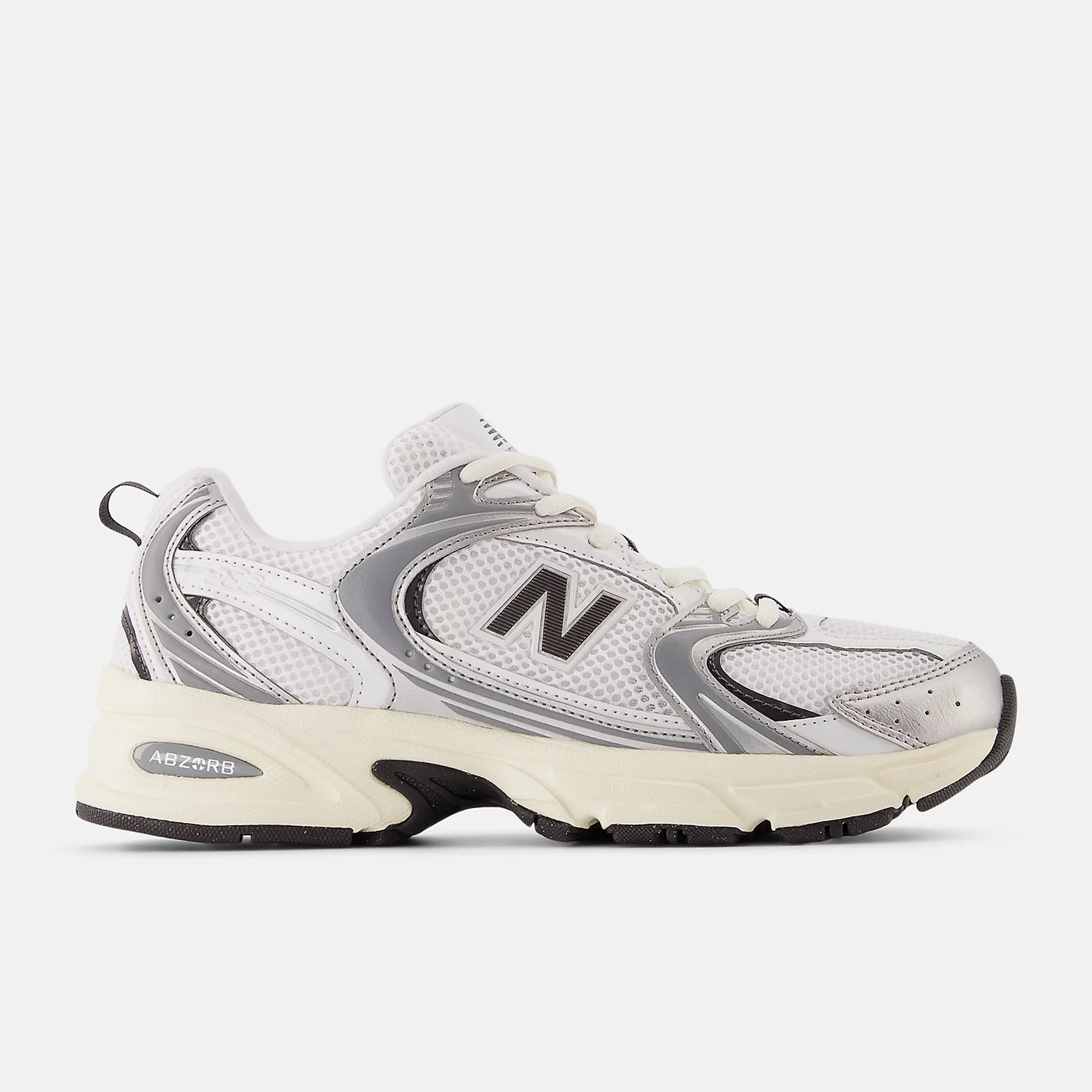 NB 530 - METALLIC SILVER with BLACK CEMENT
